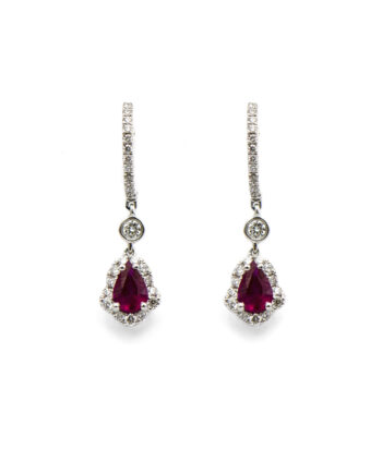 Ruby Dangle Earrings