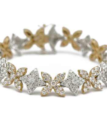Modern Statement Diamond Bracelet