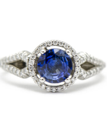 Sapphire & Diamond Ring