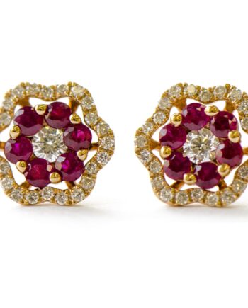 Ruby Earrings with Jackets