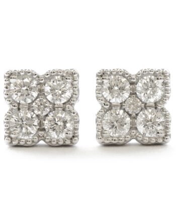 Flower Diamond Studs
