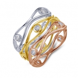 Tri-Color Stackable Rings