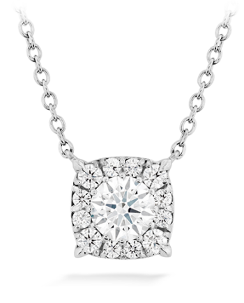Custom Halo Diamond Pendant