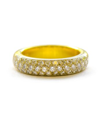Diamond Gold Pave Ring