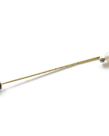 Pearl & Diamond Hat Pin