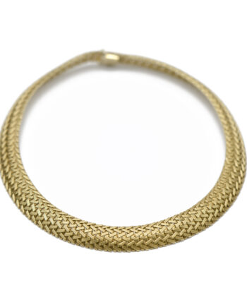 Gold Weave Necklace