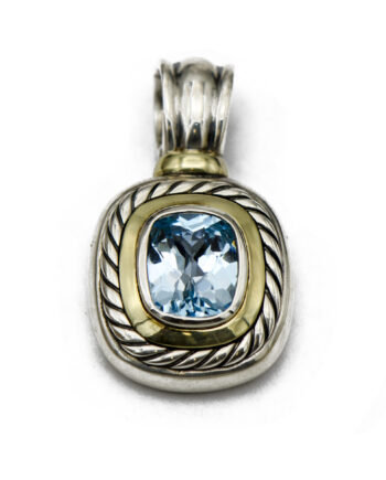 David Yurman Blue Topaz Albion Pendant