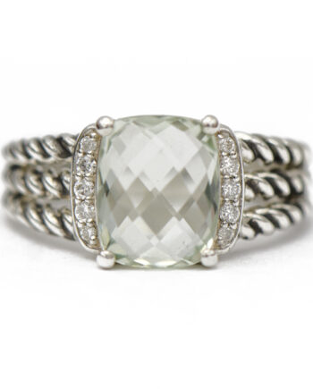 David Yurman Prasiolite Petite Wheaton Ring