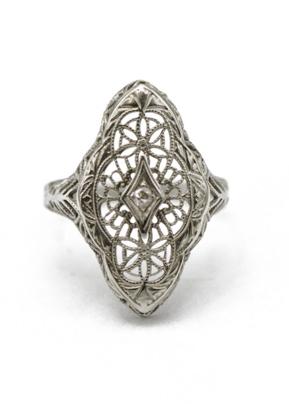 Vintage Filigree Ring | Sandler's Diamonds & Time | Columbia SC | Mt ...