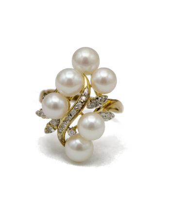 Pearl Cluster Ring