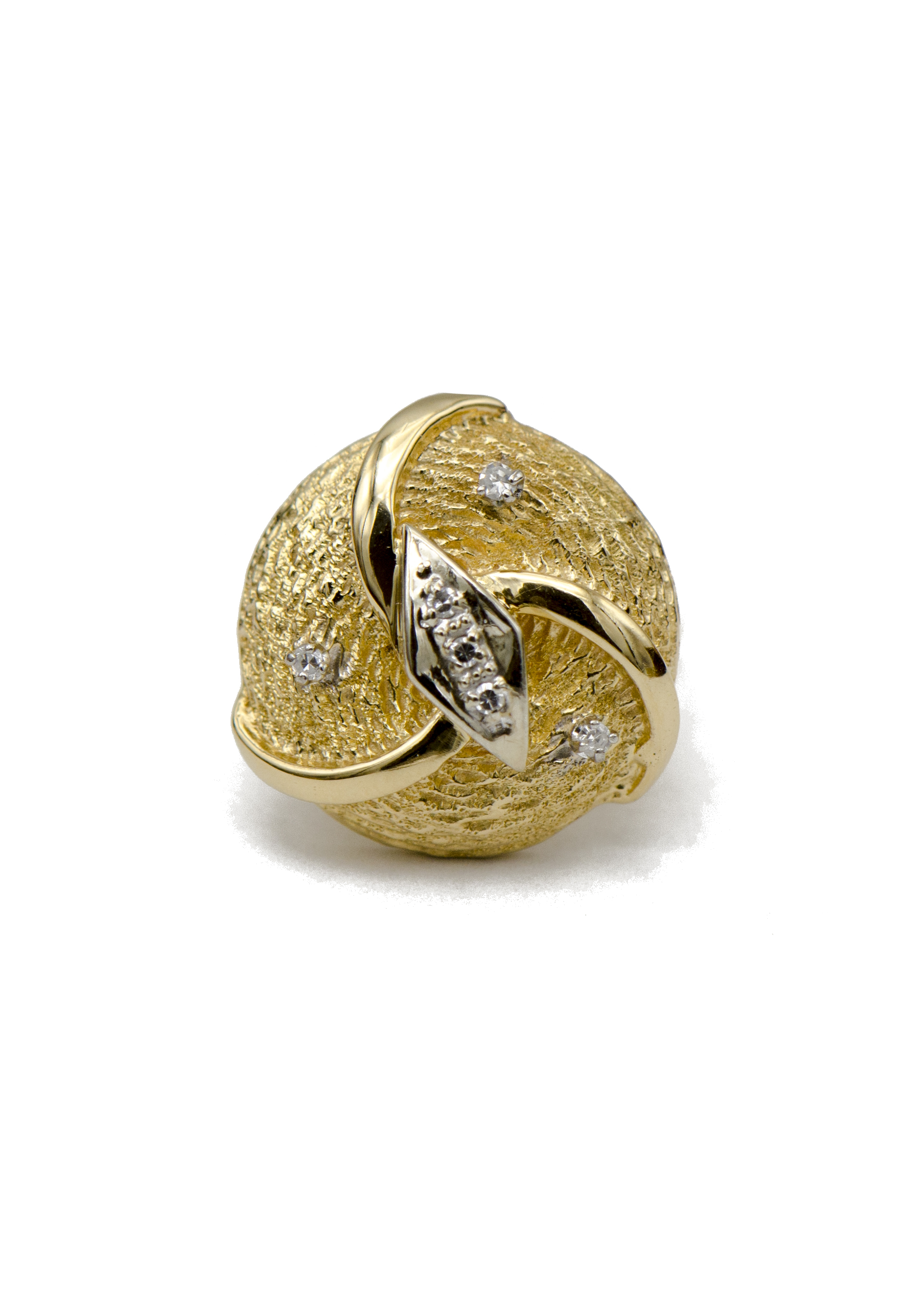 Spinel Cocktail Ring | 14 KT Yellow Gold Diamond Ring