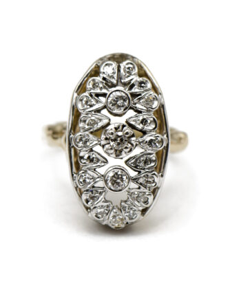 Vintage Diamond Deco Ring