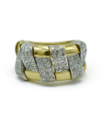 Vintage Diamond Clustered Ring