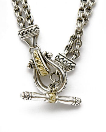 Scott Kay Woven Toggle Necklace