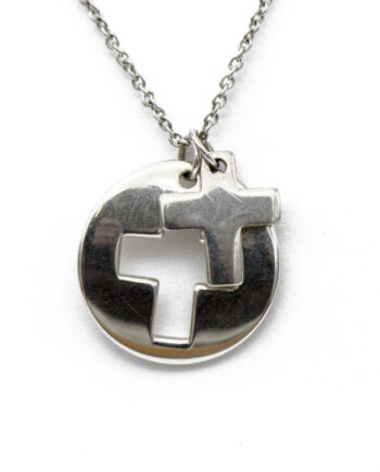 Tiffany & Co. Cross Cutout Necklace