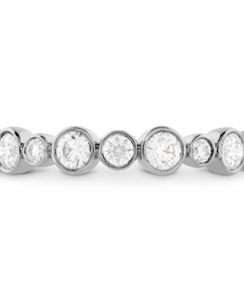 Bezel Diamond Band (White Gold)