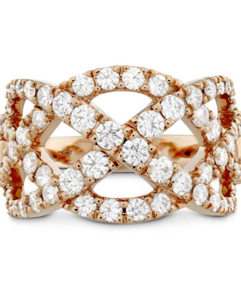 Intertwining Diamond Right Hand Ring