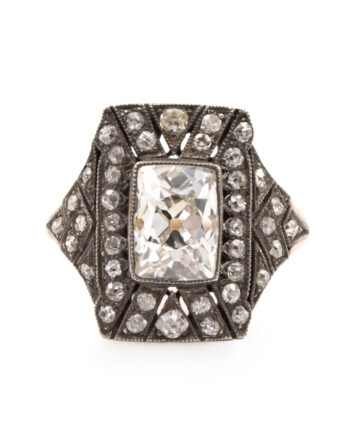 19th Century Russian Diamond Ring