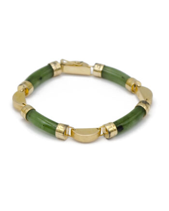 Jade & Gold Bracelet