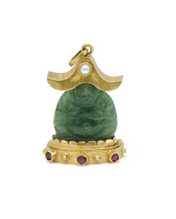 Jade Buddha Pendant