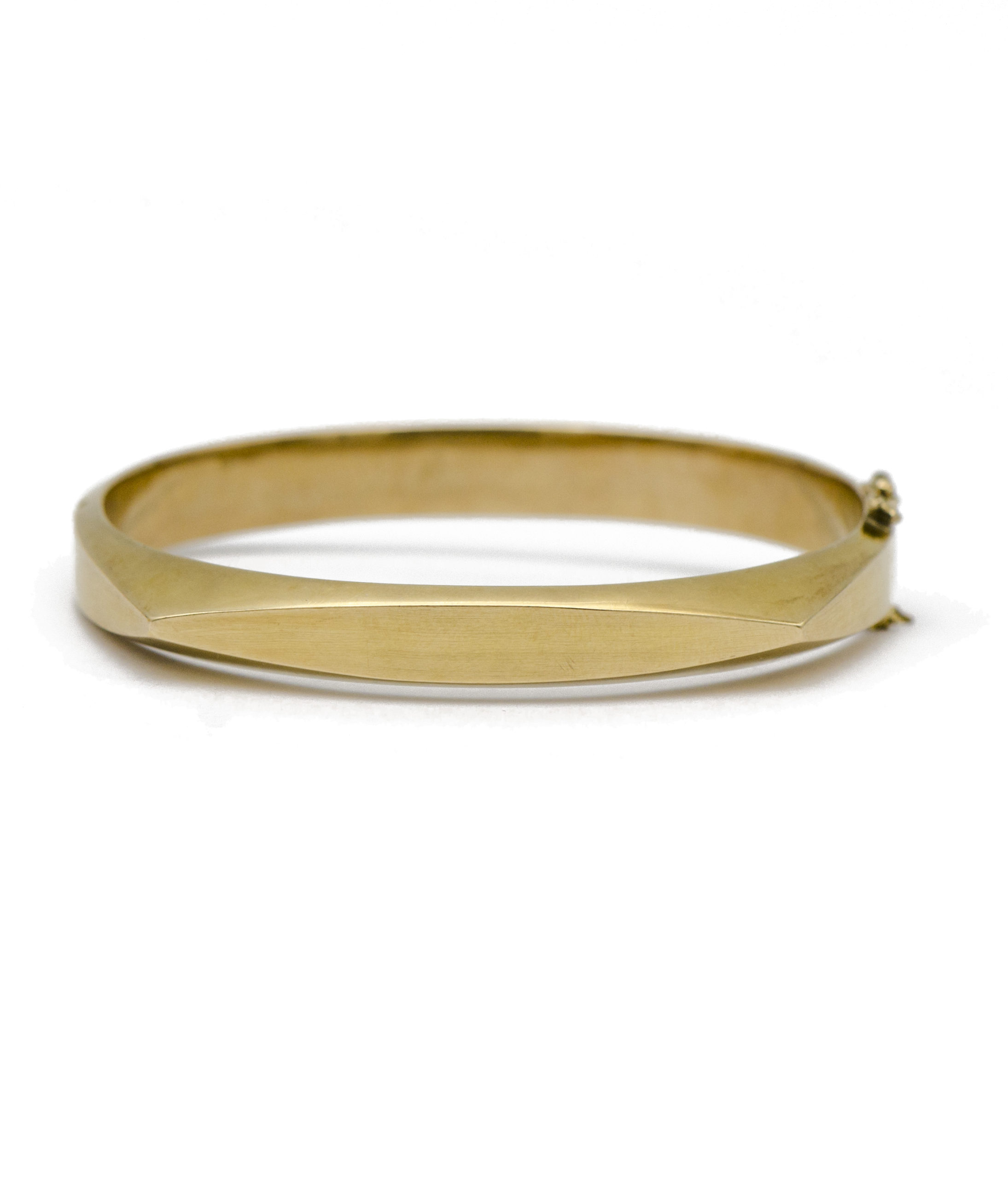Gold Square Angled Bracelet | Sandler's Diamonds & Time | Columbia SC ...