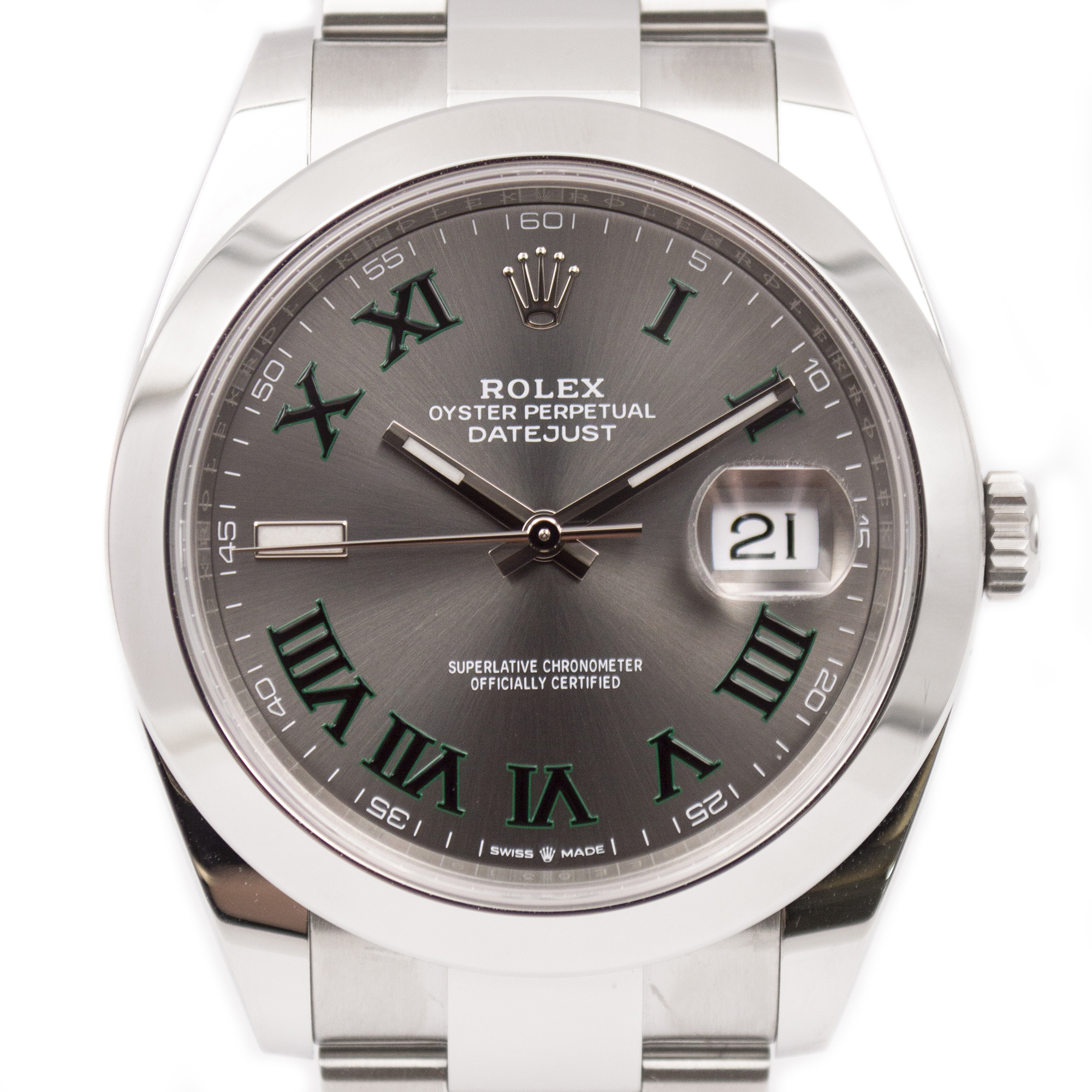 Rolex "Wimbledon" Datejust 41mm (2020) | Sandler's ...