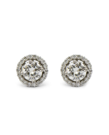 Diamond Halo Earring Jackets