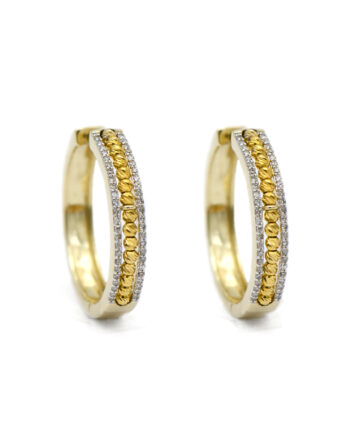 Diamond Hoop Earrings