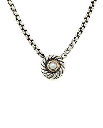 David Yurman Pearl Cookie Necklace