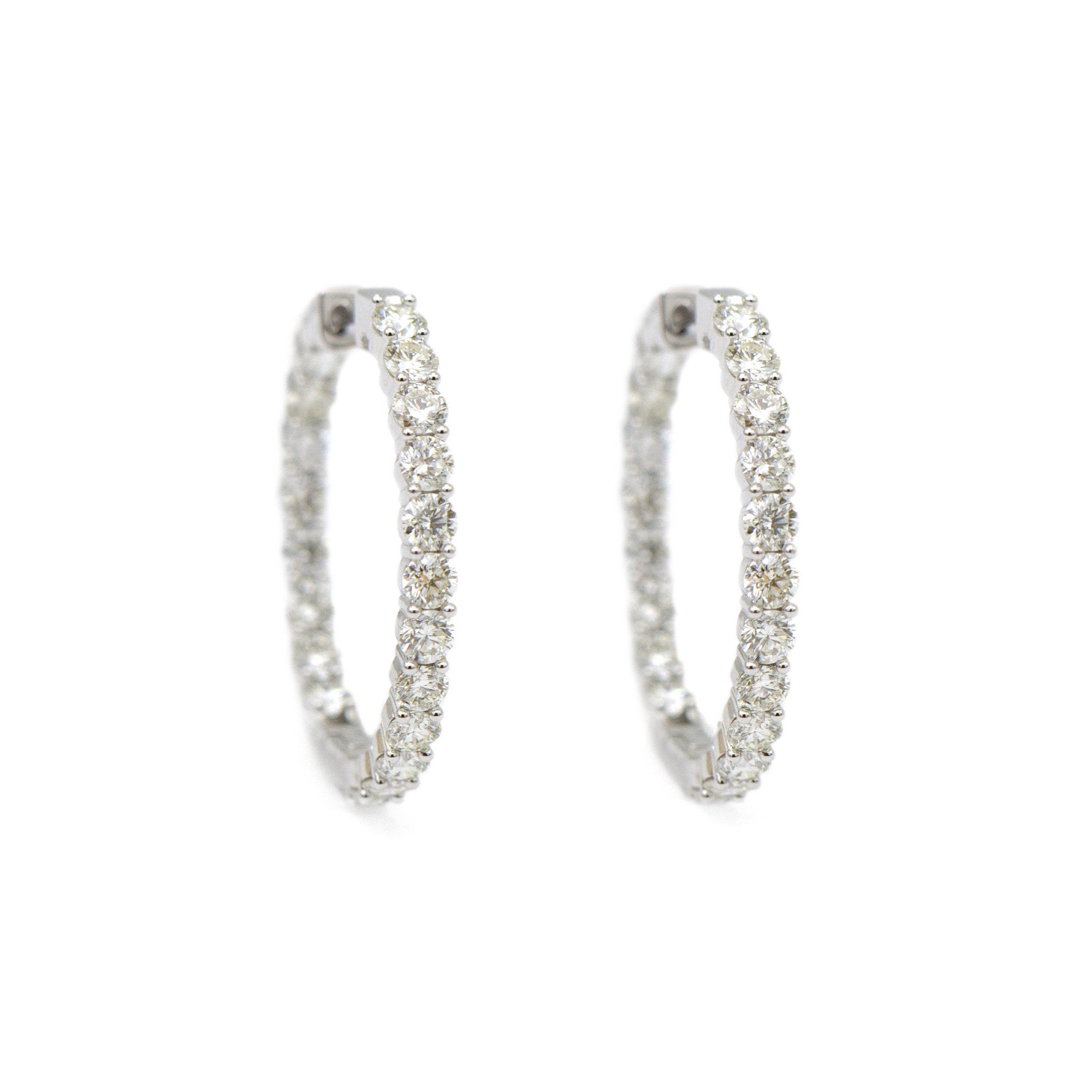 Diamond Hoop Earrings | Sandler's Diamonds & Time | Columbia SC | Mt ...