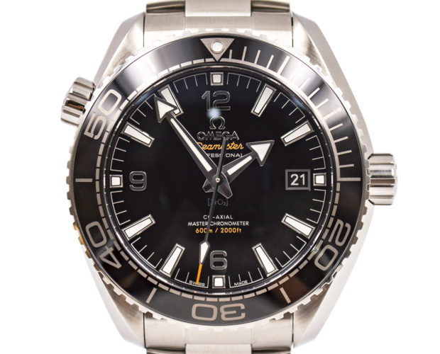 Omega Seamaster Planet Ocean with Black dial and Bezel