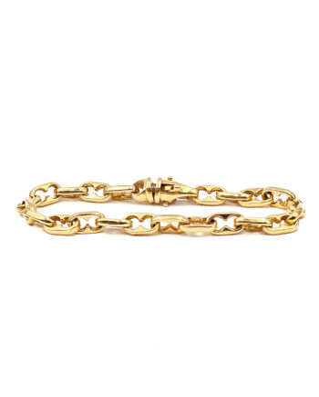 Gold Fancy-link Bracelet