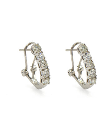 Diamond Hoop Earrings