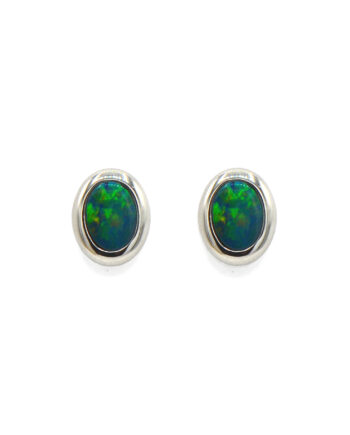 Opal Stud Earrings