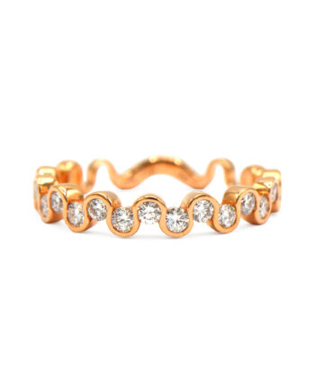 Half Bezel Diamond Ring