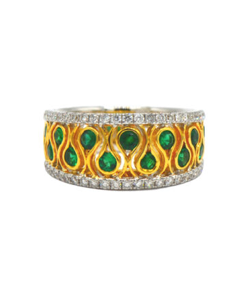 Emerald & Diamond Ring