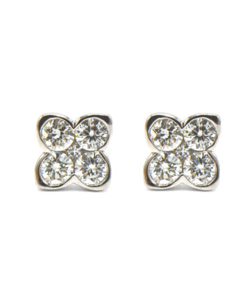 Clover Diamond Stud