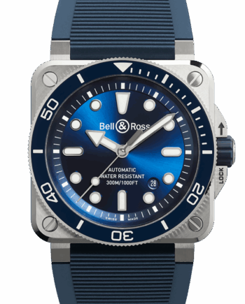 BR-03 Diver Blue Steel