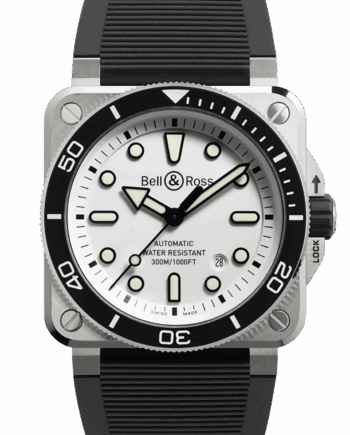 BR-03 Diver White Steel